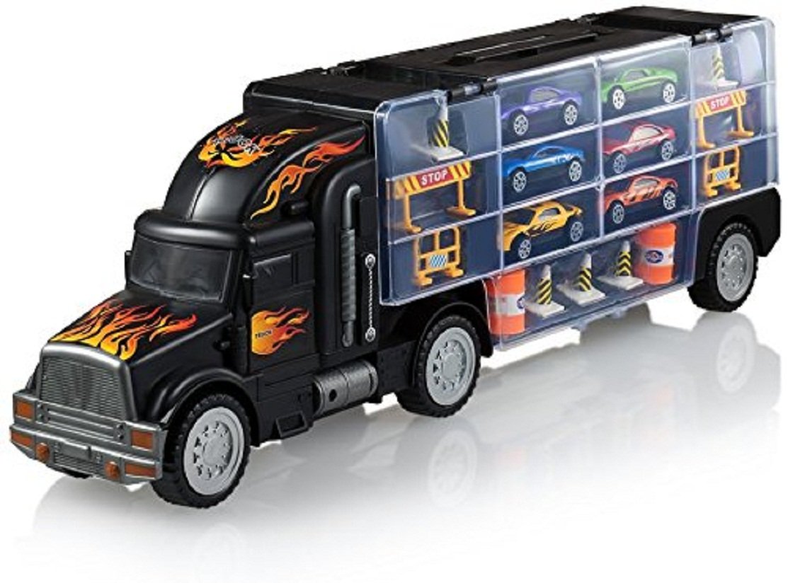 truck with cars inside toy